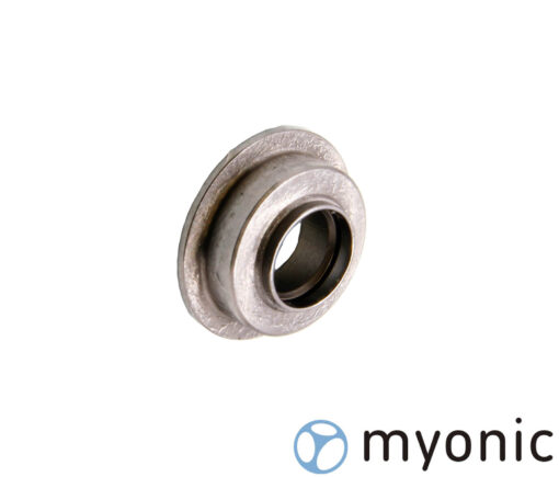 Angular-contact ceramic ball bearing, 3.175 x 6.35/7.88 x 0.35/2.64, with flange